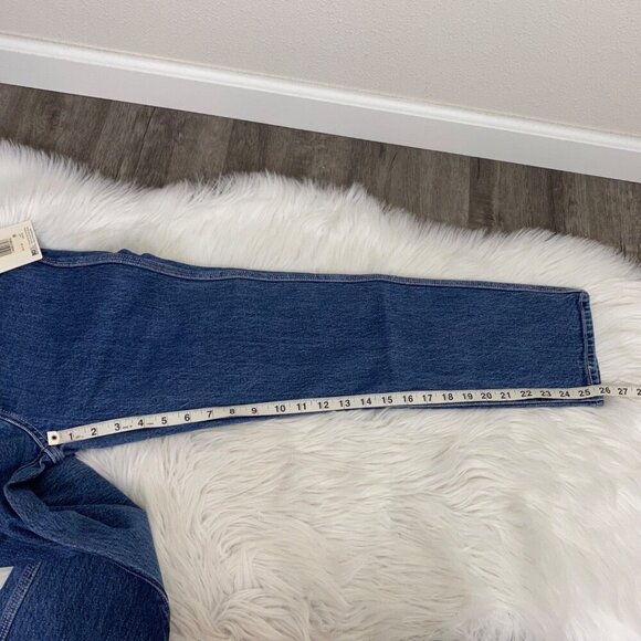 Levis Wedgie High Waist Crop Straight Leg Jeans - Picture 11 of 11